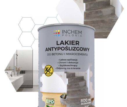 Αντιλολισθητικό (anti-slip), διάφανο βερνίκι νερού πολυουρεθάνης/ενος συστατικού ΜΑΤ - 800ml 